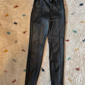 Zara Faux Leather Pants